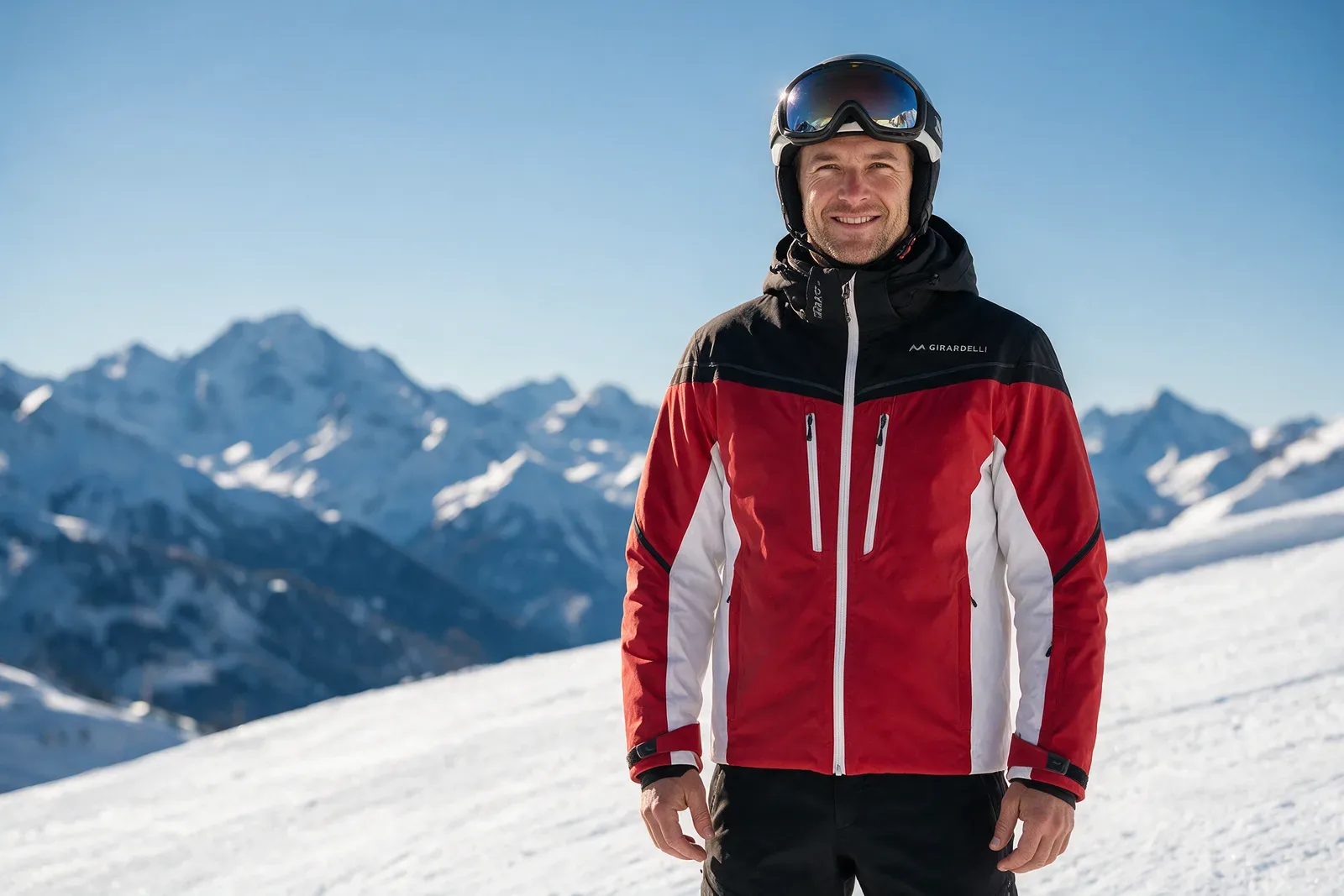 VERBIER: Skilehrer am Hang (KI-Bild)